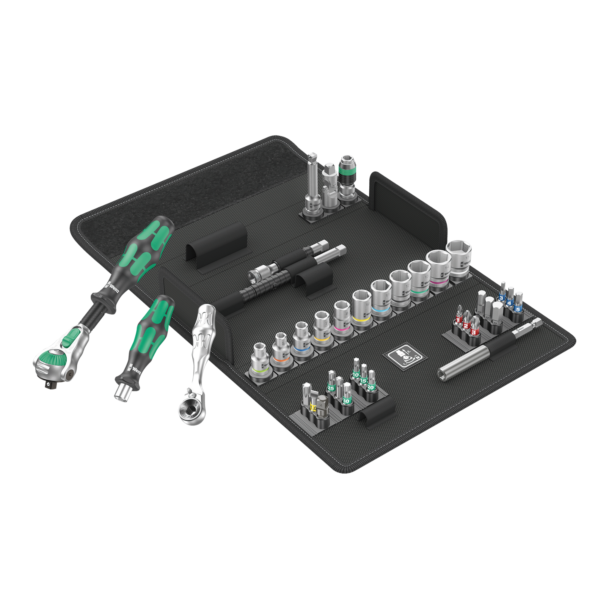 Wera Zyklop Speed Knarren Set 1/4 Zoll TR-Edition