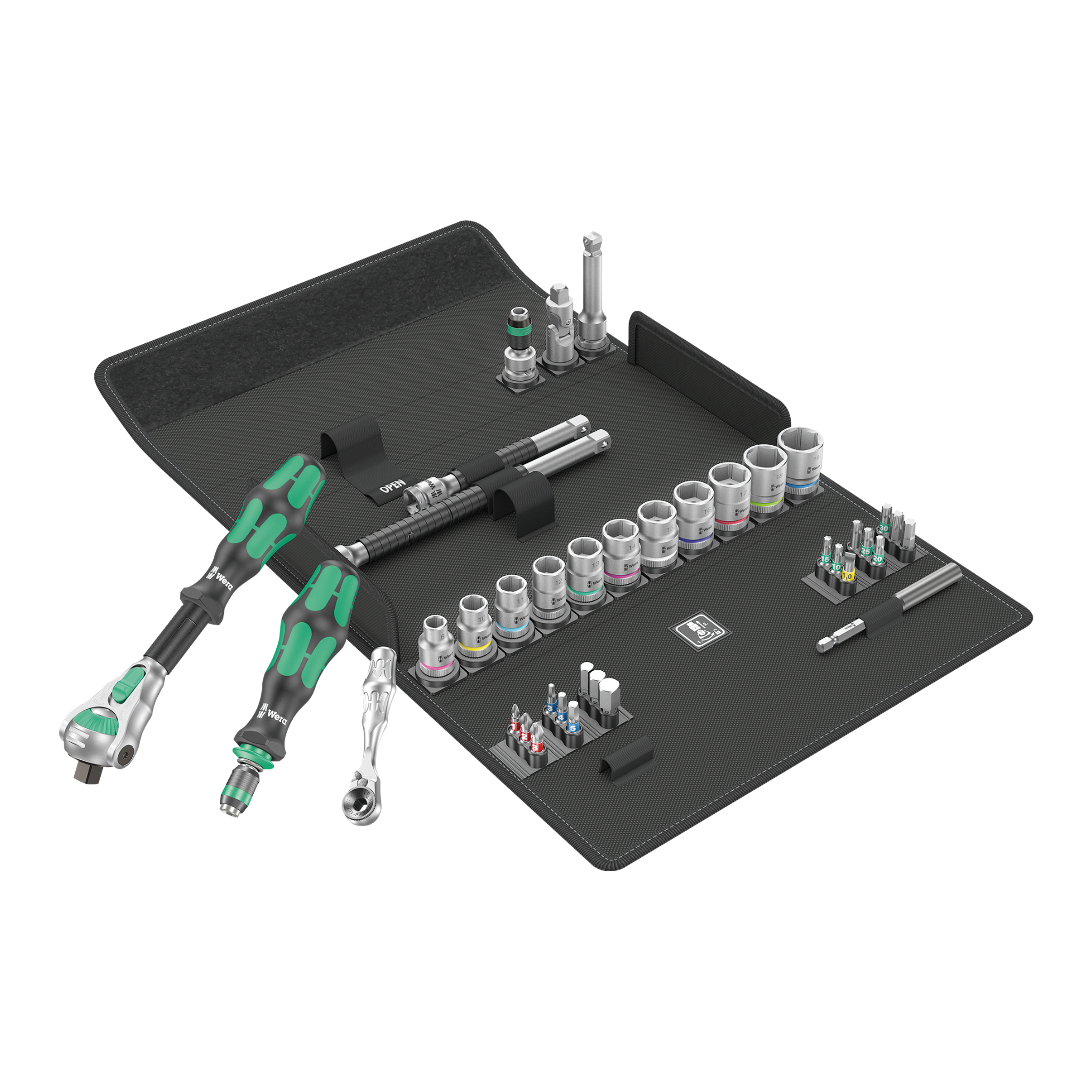Wera Zyklop Speed Knarren Set 3/8 Zoll TR-Edition