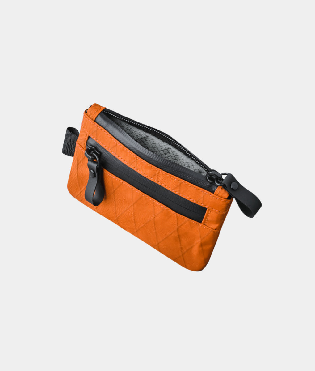 Zip Pouch - Hot Orange